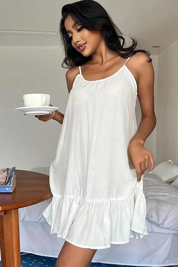 Elegant Backless Mini Dress