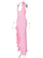 Lyrica Halter Corsage Dress