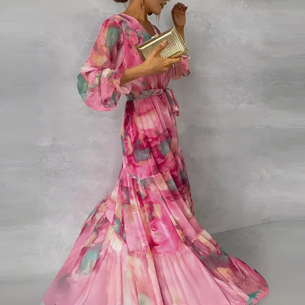 Amira | Elegant Floral Dress