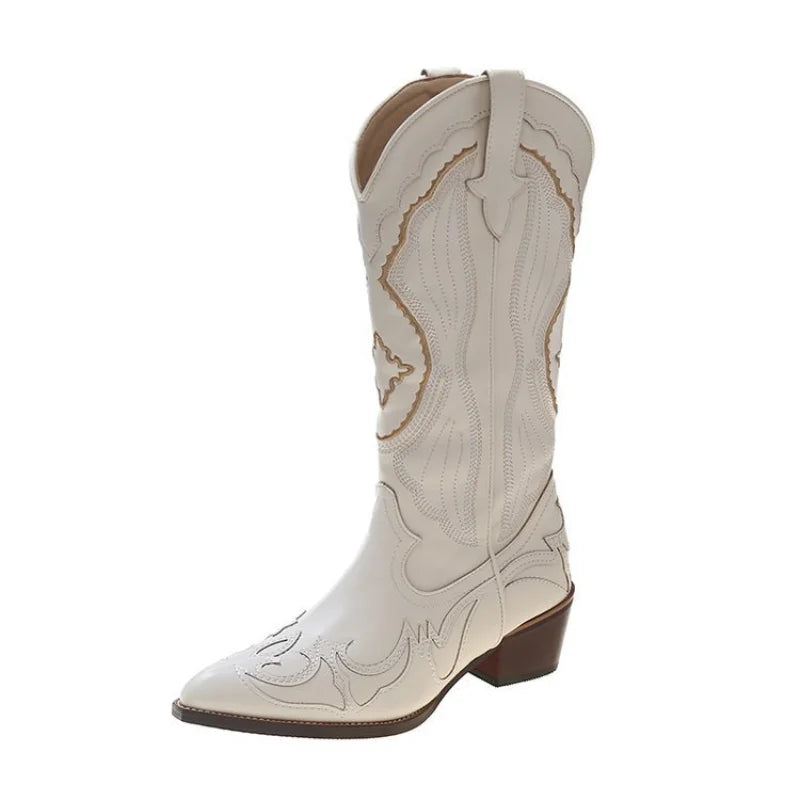 | Western Cowboy Boots in Autumn Color