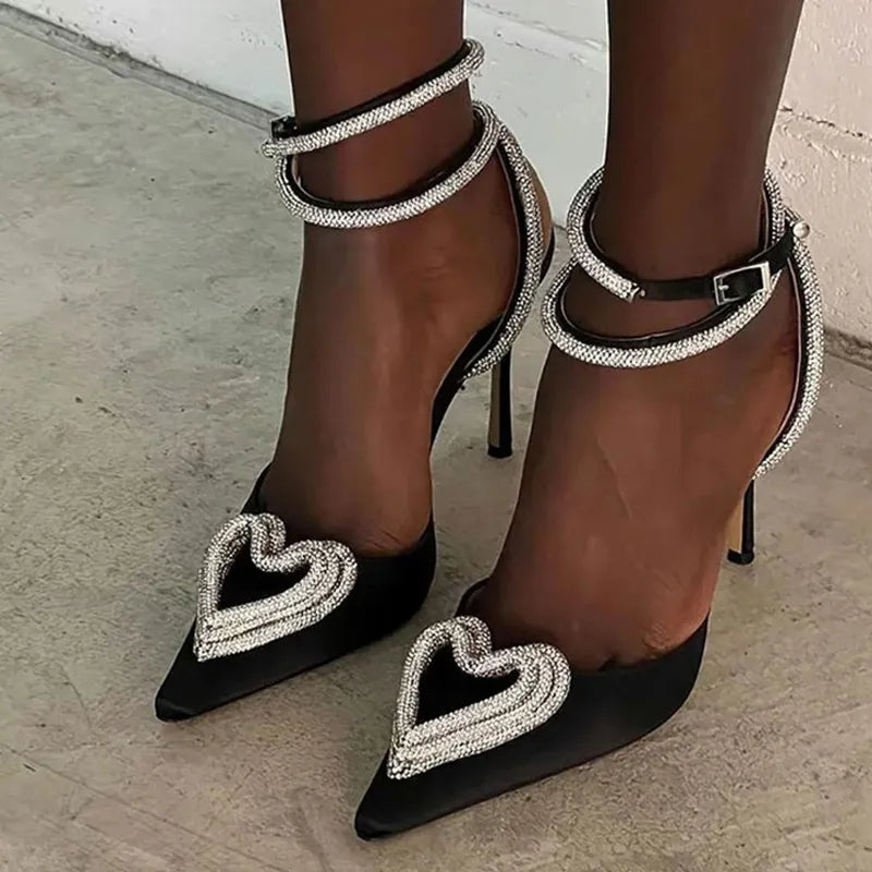 Glitter Rhinestones Women Pumps
