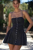 Backless Spaghetti Strap Bodycon Mini Dress