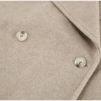 TAVIMART  -  Vintage Large Lapel Collar Short Coats Women Retro Casual Double-Breasted Pocket Coat Female Autumn Chic Loose Street Outwear