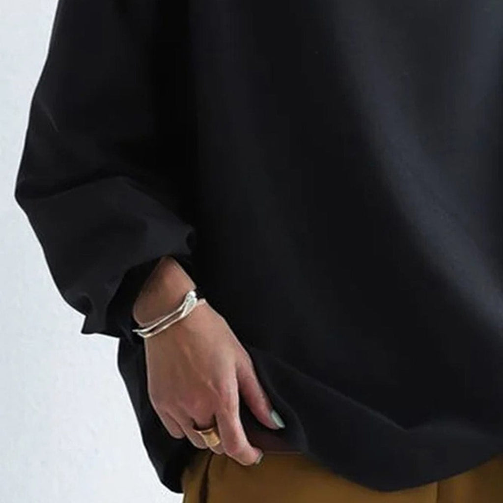 | High-Neck Casual Top