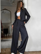 SAMIRA - Winter Solid Office Pant Set