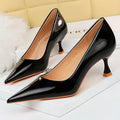 5.5cm Heels Patent Leather Women Pumps for Occupational OL Office Wear