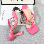 Thin High Heel Plus Size Sandals for Summer Foreign Style