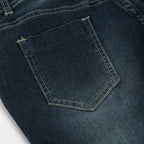 Vintage y2k Flared Jeans Retro Button-up Low Rise Casual Denim Pants Harajuku 2000s Trousers Basic Aesthetic Mom Jeans