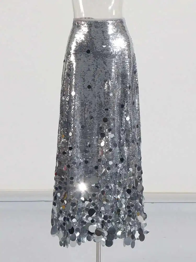 Briella Satin Skirt