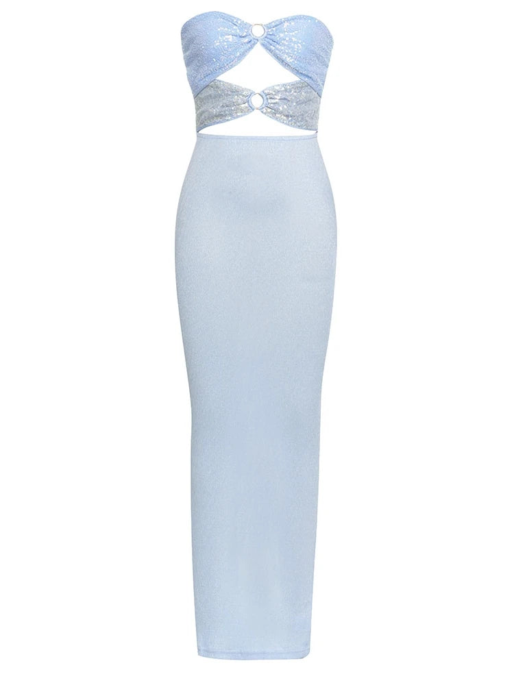 Martha Strapless Sequin Dress