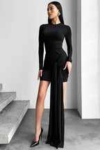 Patchwork Slim Mini Dress