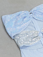 Martha Strapless Sequin Dress