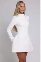 Elegant Slim Backless Bodycon Mini Dress