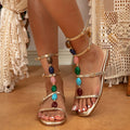 Bohemian Style Casual Gladiator Sandals for Women