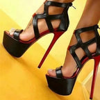 Peep Toe Extreme High Heels Sandals for Women