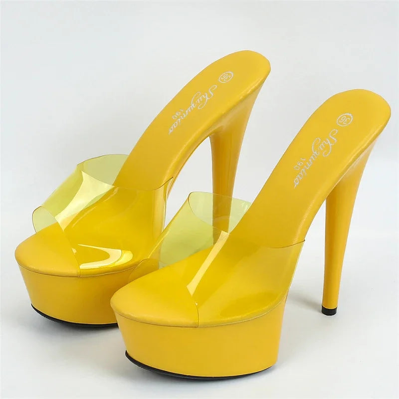 Sexy Ultra Stiletto Heels Women Slippers