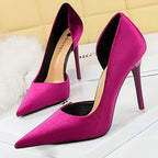 Purple Suede High Heel Pumps for Women - Sexy Party Shoes