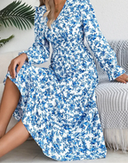 | Dress in Autumn Garden Print