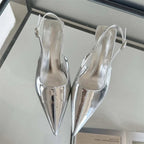 Spring Buckle Strap Women Pumps Pointed Toe Low Heels