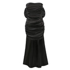 Beauty Of You Oversized Bow Satin Mini Dress