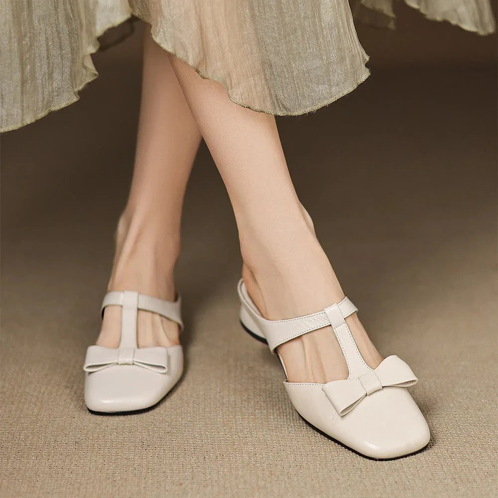 Evelina | Leather Mules