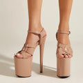 Sexy Runway 20CM Extreme High Heels Pole Dance Shoes