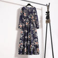 Erin Aesthetic Floral Long Dress for Summer Premium Wardrobe Essential