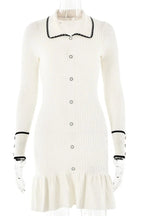 Elegant Slim Bodycon Long Sleeve Mini Dress