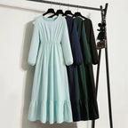 Erin Aesthetic Floral Long Dress for Summer Premium Wardrobe Essential