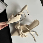 Butterfly-knot Thin High Heels Women Pumps
