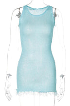 Lace Sleeveless Mini Dress