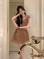 Vintage Midi Dress For Women Summer New Elegant Prom Evening Party Vestidos Fashion Female Clothing Office Ladies Dresses