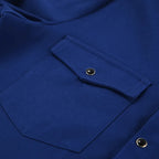 Solid Color Casual Outerwear Women Single Breasted Long Sleeve Pocket Shirt Jackets Spring Autumn Vintage Fashion Simple Jacket