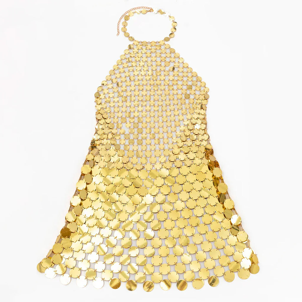 Belén Premium Dress with Shiny Sequins for Women Boutique Collection