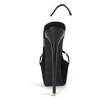 Snake Print Back Strap Platform Sandals with Thick Bottom and Open Toe for Party Nightclub Stripper Heels