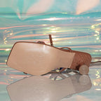 Hollow Out Narrow Band Ankle Strap Sandals for Women