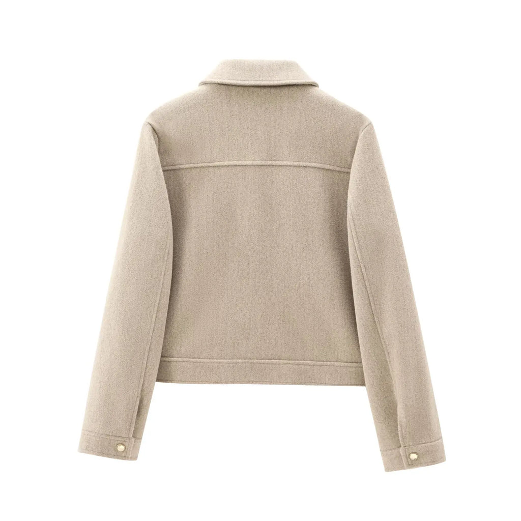 | Women's Wool Bomber Jacket