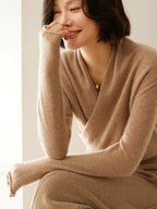 | Women's Wrap Crossover Sweater