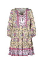 Elegant Printed Mini Dress with V-Neck Straps