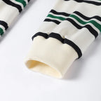 Fashion Stripe Women's T-shirt Casual Short Sleeve Female All Match Polo Shirts Summer New Ladies Loose Tops High Street
