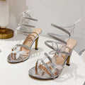 Peep Toe Butterfly Thin Heels Sandals for Women