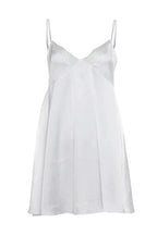 V-Neck Spaghetti Strap Backless Mini Dress with Lace Detail