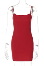 Spaghetti Strap Bodycon Mini Dress