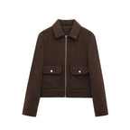 | Women's Wool Bomber Jacket
