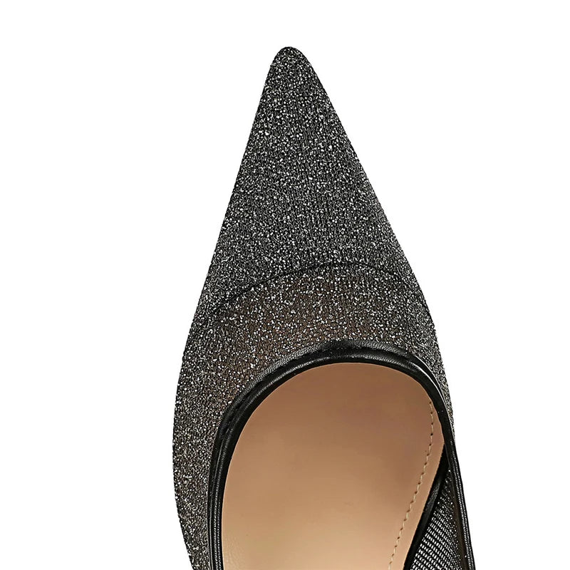 Lace Mesh High Heel Stilettos for Women - Sexy Party Shoes