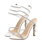 Crystal String Bead Sandals for Women's Summer Fashion