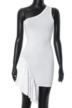 Bodycon High Waisted Backless Mini Dress