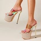 Bling Platform High Heels with Runway Style