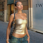 Cryptographic Vintage Gold Strapless