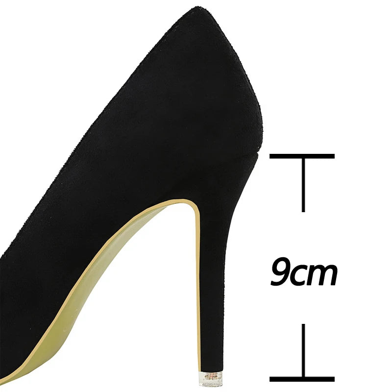 Rhinestone Bowknot Women Pumps - Luxury High Heels for Fashion Banquets